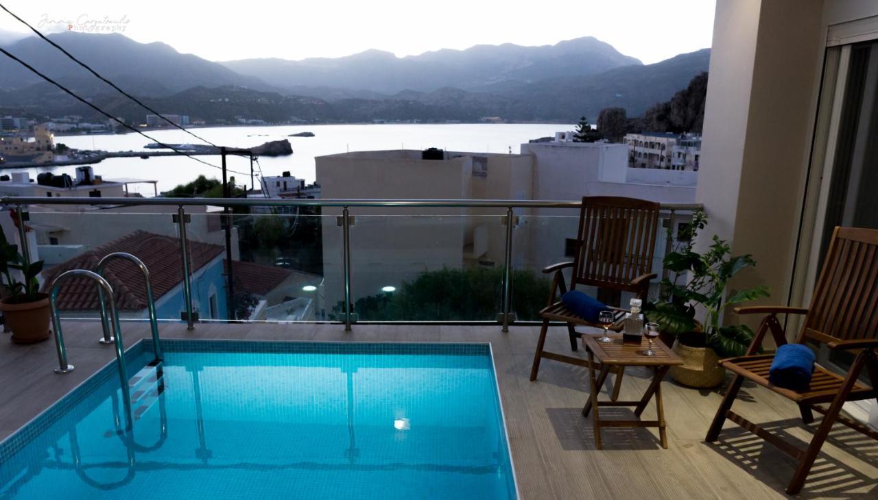 Sunset Brand New Luxury Apt With Pool & Sea View Karpathos Exteriör bild