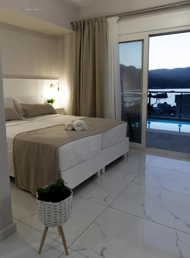 Sunset Brand New Luxury Apt With Pool & Sea View Karpathos Exteriör bild